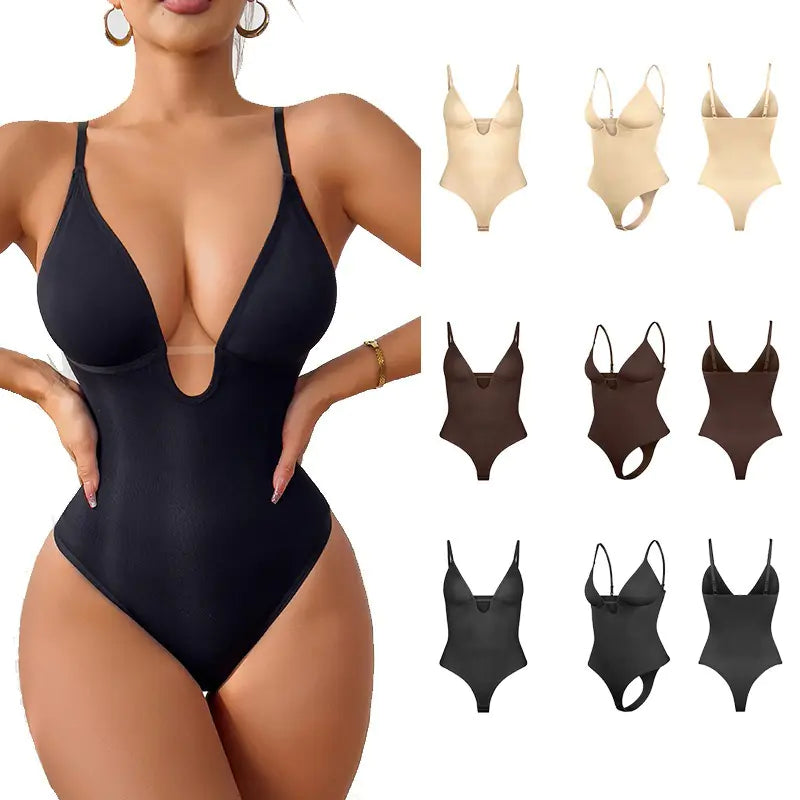CurveLift™ Deep-V Sculpting Bodysuit