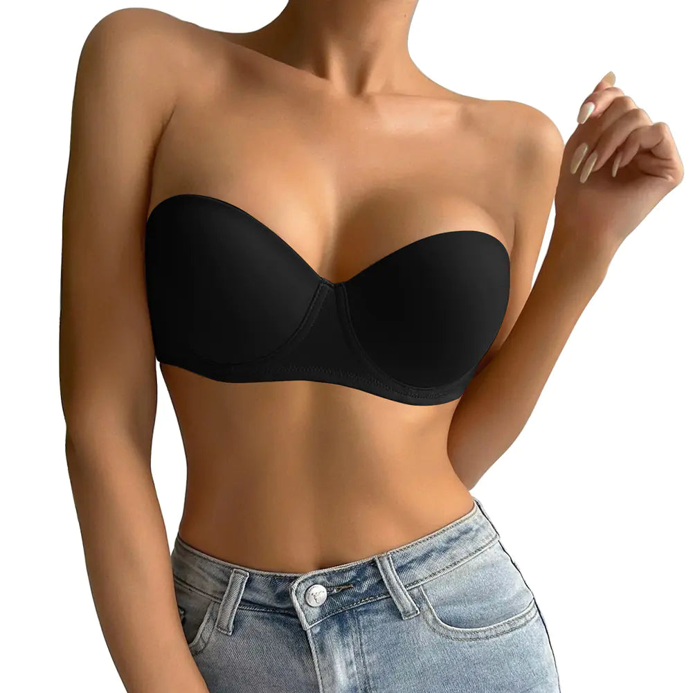 Large Cup Strapless Backless Seamless Bra for Women